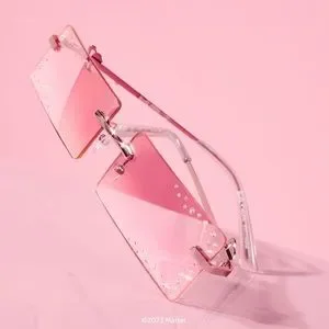 Aldo Barbie Sunglasses Rhinestone NEW Y2K Pink ?? Barbie Pink Custom Sunglasses - Etsy main image 3